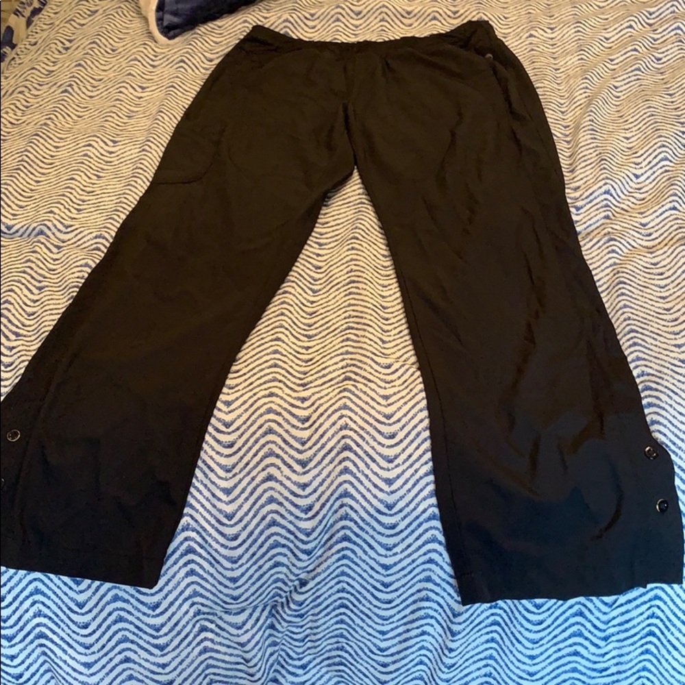 Barco one black cargo scrub pants size medium